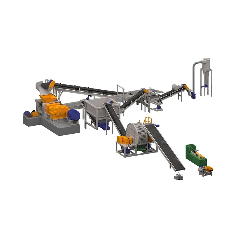 Bortkastad däckåtervinningsmaskin